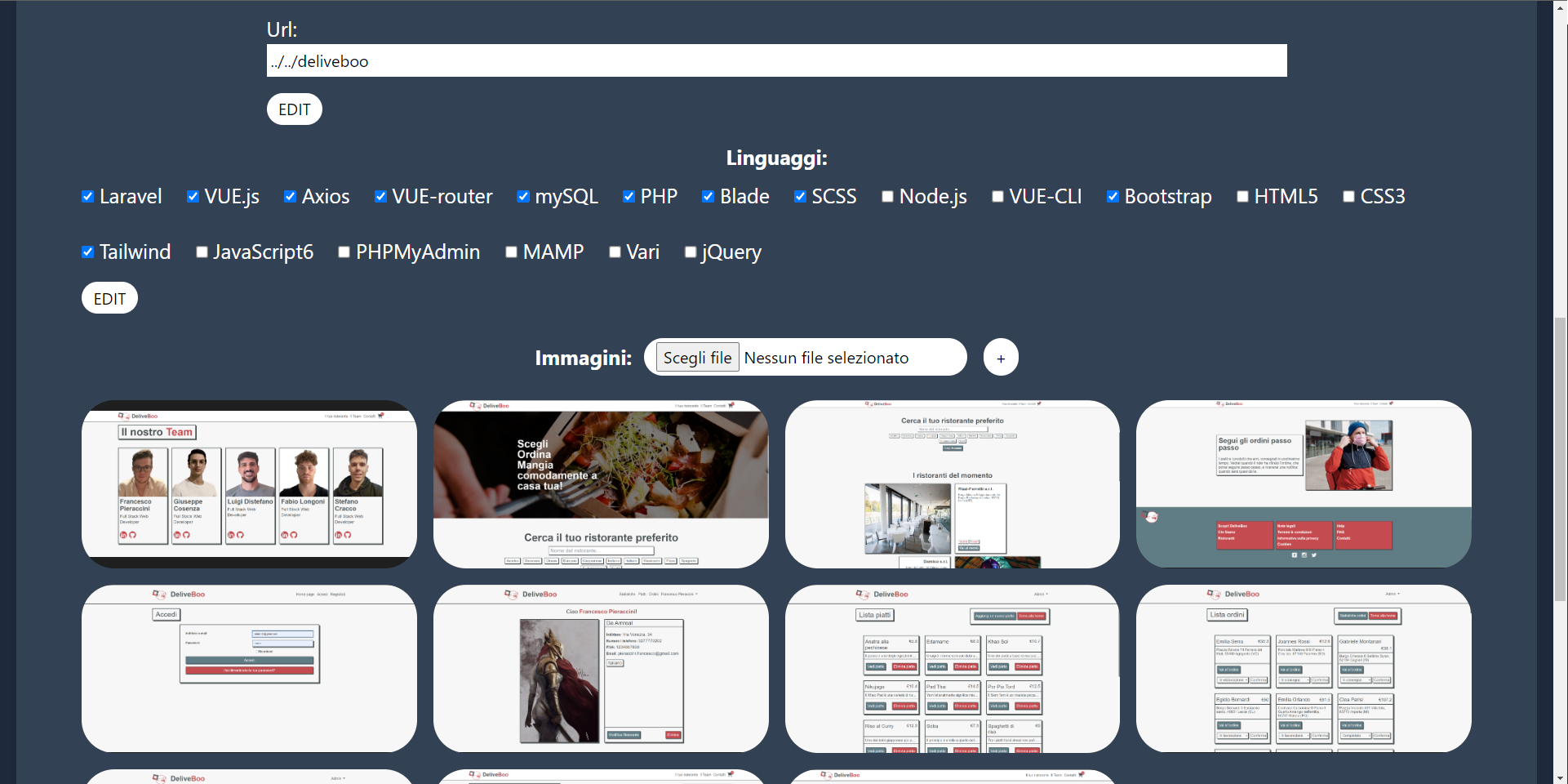 Screenshot del progetto FP.IT 1.0